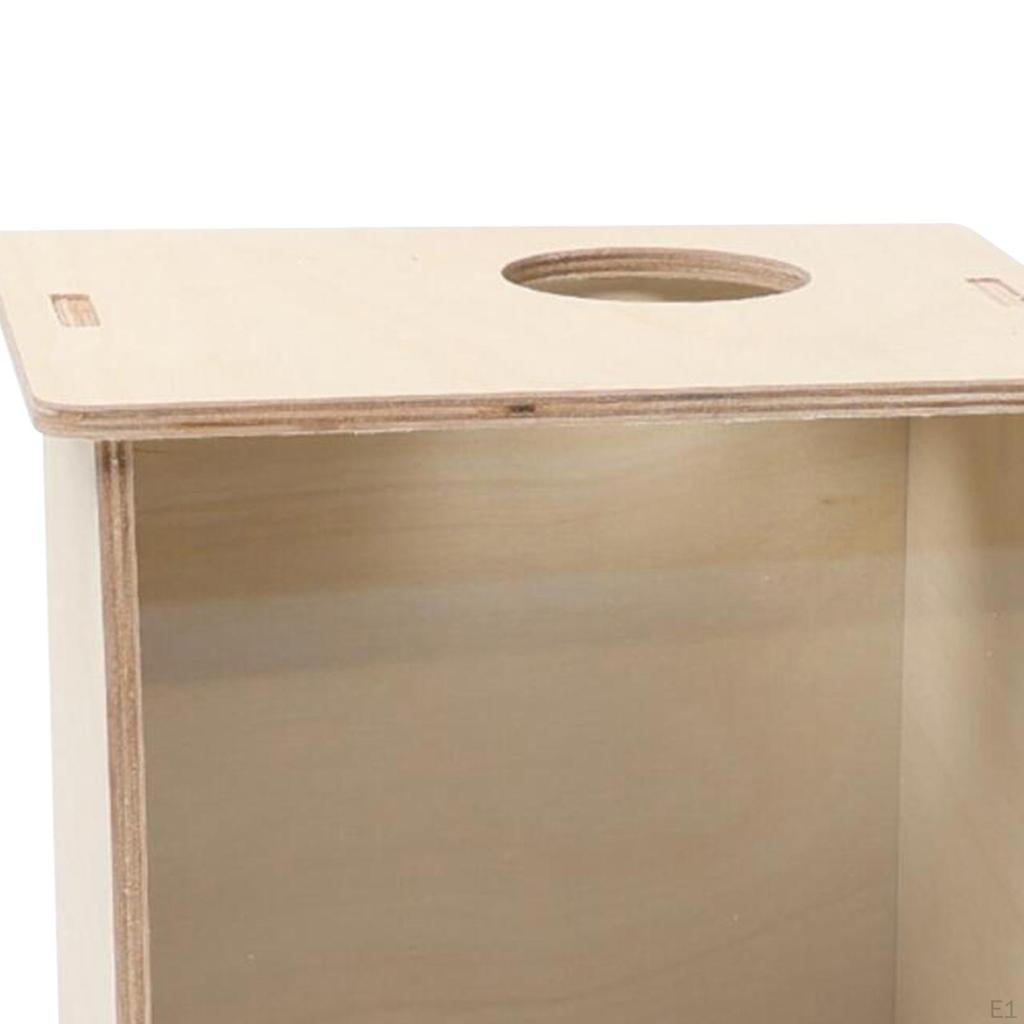 Коробка для песочной ванны для хомяка Видимые аксессуары для хижины для копания Легко чистящаяся клетка