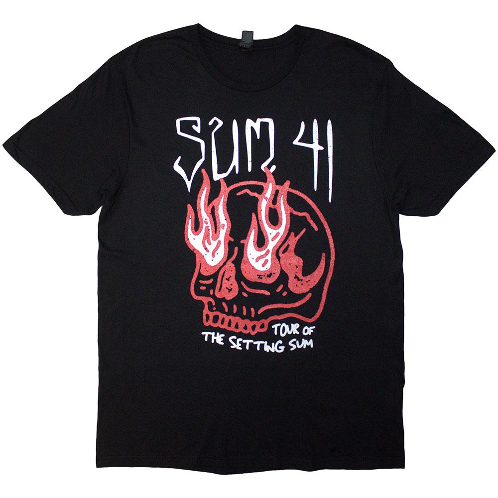 Sum 41 Unisex Adult Tour ´24 Skull Back Print T-Shirt