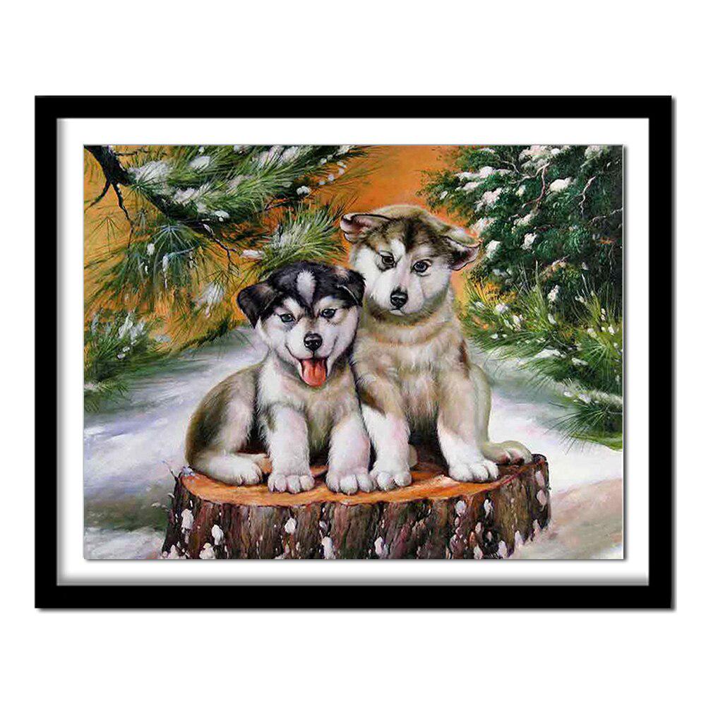 5d Diy Diamond Painting Full Round Diamond Embroidery Animals Dogs Diamond Round New Arrivals