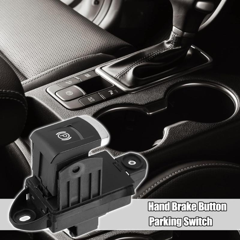 Car Power Electronic Parking Brake Handbrake Stop Button Switch Plug Play Suitable for 4F1927225A 4F1927225B 4F1927225C