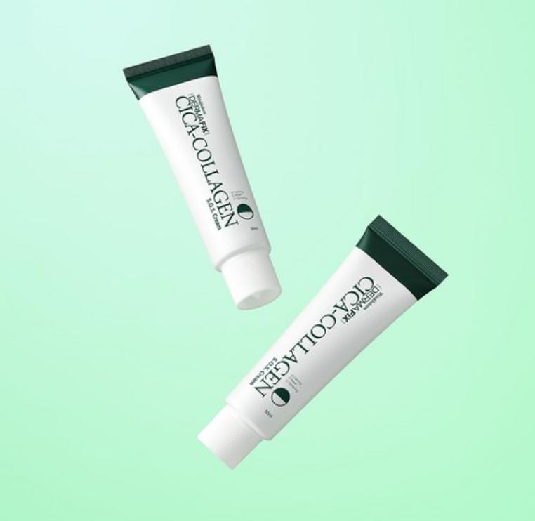 DERMAFIX Крем с Центеллой и Коллагеном Успокаивающий и Укрепляющий Увлажняющий 50 мл