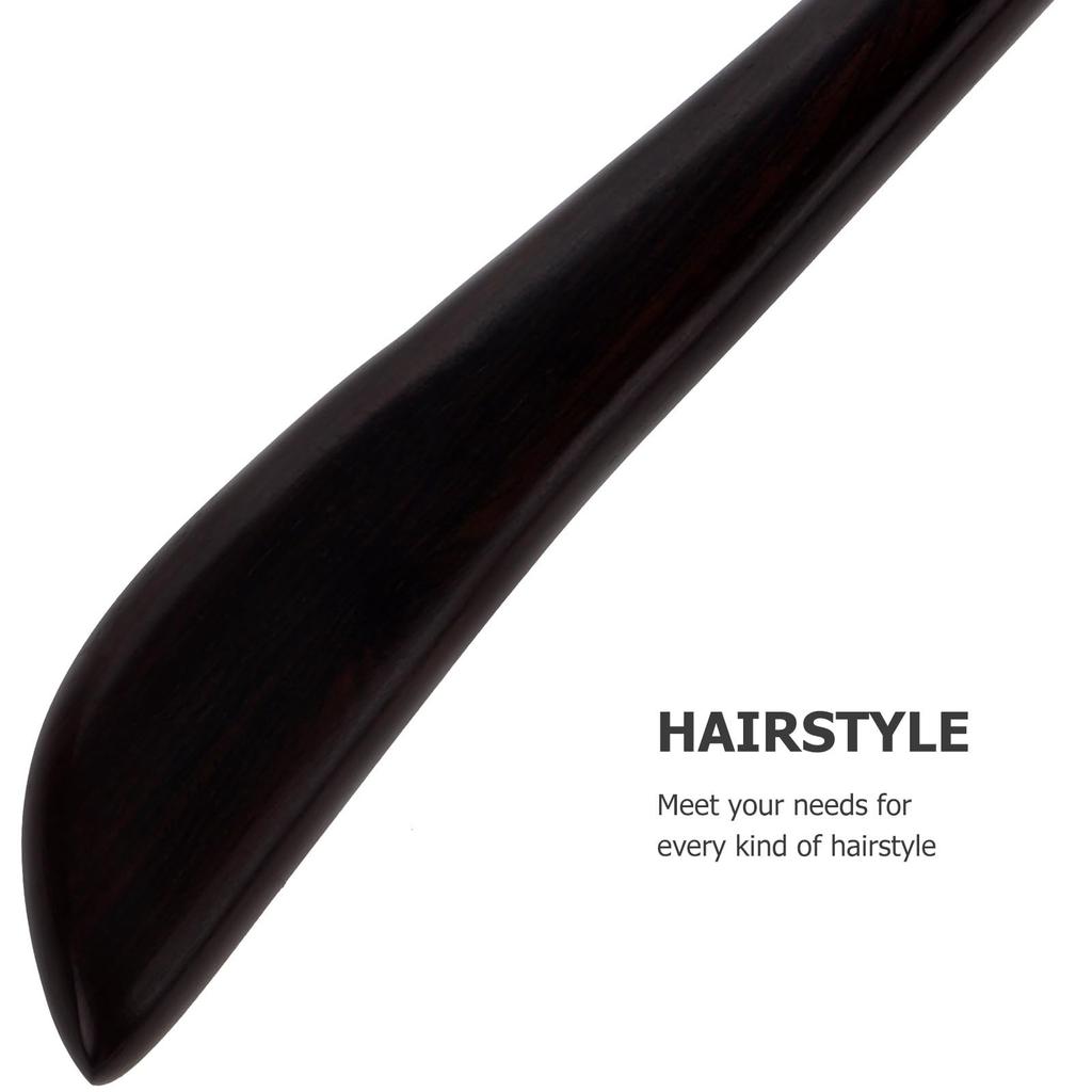 KESYOO Wooden Everyday 2 Japanese Wooden Hair Hair Simple Hair Set of 2 Hairpin, Use, Pieces, Style, Yukata, Stick, Ornament, Accessory, (Styling 1)