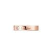 CARTIER C DE CARTIER 18K Gold Diamond Rings Unisex Rose Gold B4086400