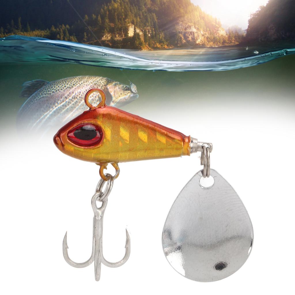 Рыболовная VIB Metal Mini Lures 5g Искусственная жесткая поддельная приманка VIB Spoon Long Throw Fishing LureGolden