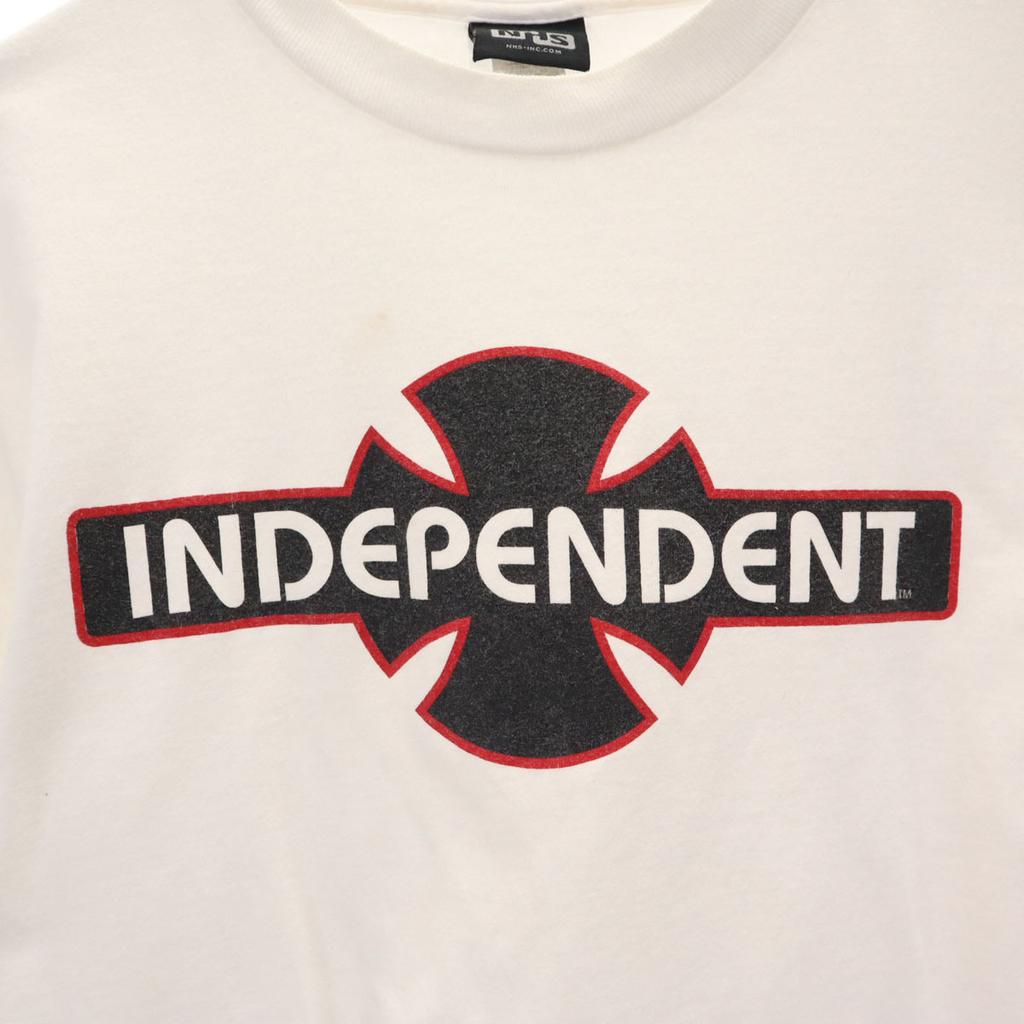 90s Old Independent Short Sleeve Iron Cross Logo T-shirt S INDEPENDENT Men's Used