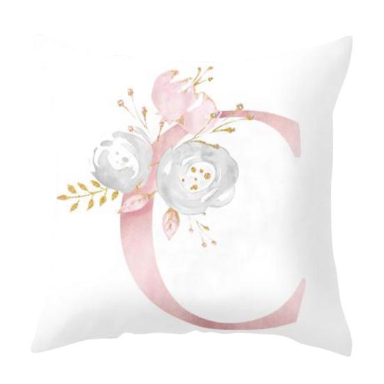 Английский алфавит с цветочным принтом наволочка на пояс наволочка для свадебной кровати