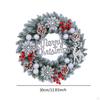 Искусственный рождественский венок Праздничный подвес на дверь Рождественский для года