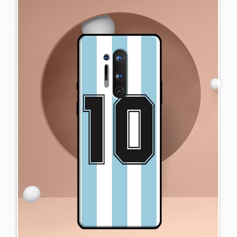 Football Number 10 Case For OnePlus 11 10 9 Pro 8T 9RT 10T Ace OnePlus Nord N10 N100 N20 2T CE 2 Lite Cover
