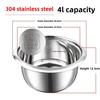 1pc Cooker Inner Pot Large Capacity Rice Cooker  Stainless Steel Round Cake Baking Pot Rice Cooking 3L/2L