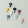 Kitchen Door Behind The Non-trace Hook Clothes Paste Sticky Hook Strong Adhesive Perforation-free Wall Hanging on The Wall Nail Hangers Fairie