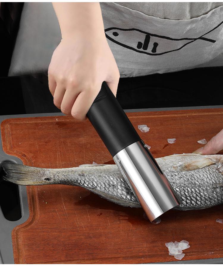 Электрический скребок для чистки рыбы - автоматический инструмент для чистки рыбы и удаления чешуи