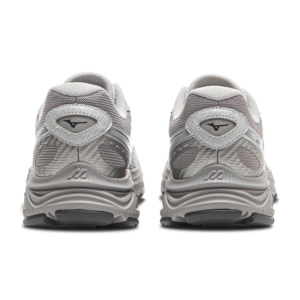 Mizuno RACER V2 Амортизация, Нескользящие, Дышащие, Легкие Кроссовки с низким верхом для бега Унисекс Гонконгский туманно-серый Mizuno D1GH250605