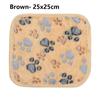 Soft Comfortable Sleeping Puppy Dog Paw Pattern Dog Cushion Mat Pet Blanket Mat Kennel