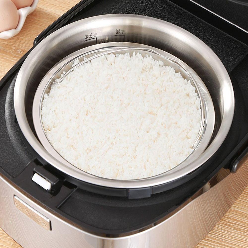 Rice Pressure Cooker Food Steamer Basket Stainless Steel Drain Basket Food Rack  Kitchen
