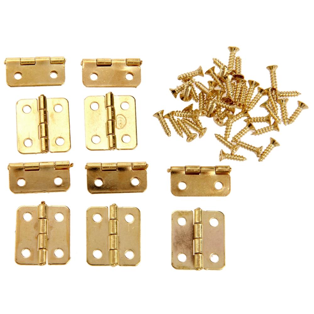 Houses for Wooden Box Model Making Jewelry Box Hinges Cabinet Accessories Mini Hinges Hardware