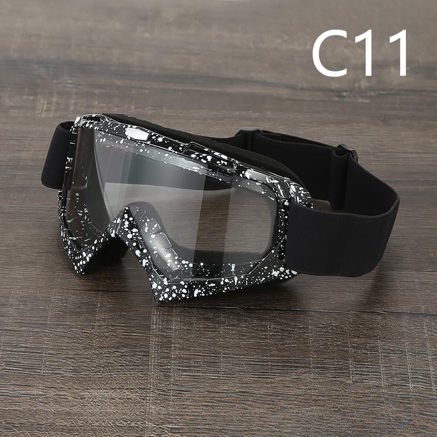 Очки для верховой езды Очки для езды по пересеченной местности Мотоциклетные очки Лыжные очки для защиты от ветра и песка