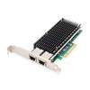Digitus 10Gbps Dual Port Ethernet Server Pcie X8 Adapter, Intel X540 Bt2