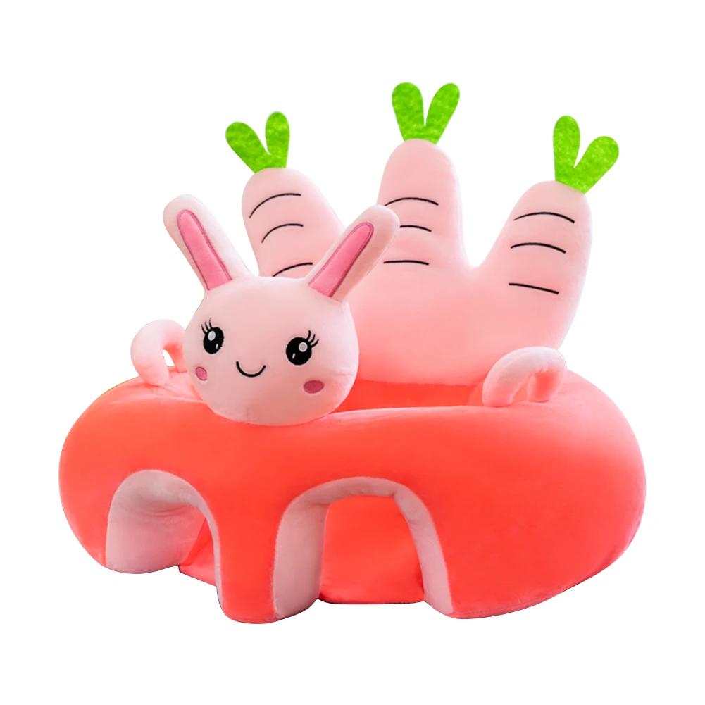 Baby Sofa Support Seat Cover Cartoon Learning To Sit Comfortable Cushion Sofa Kids Children Baby Portable Seat Without Cotton