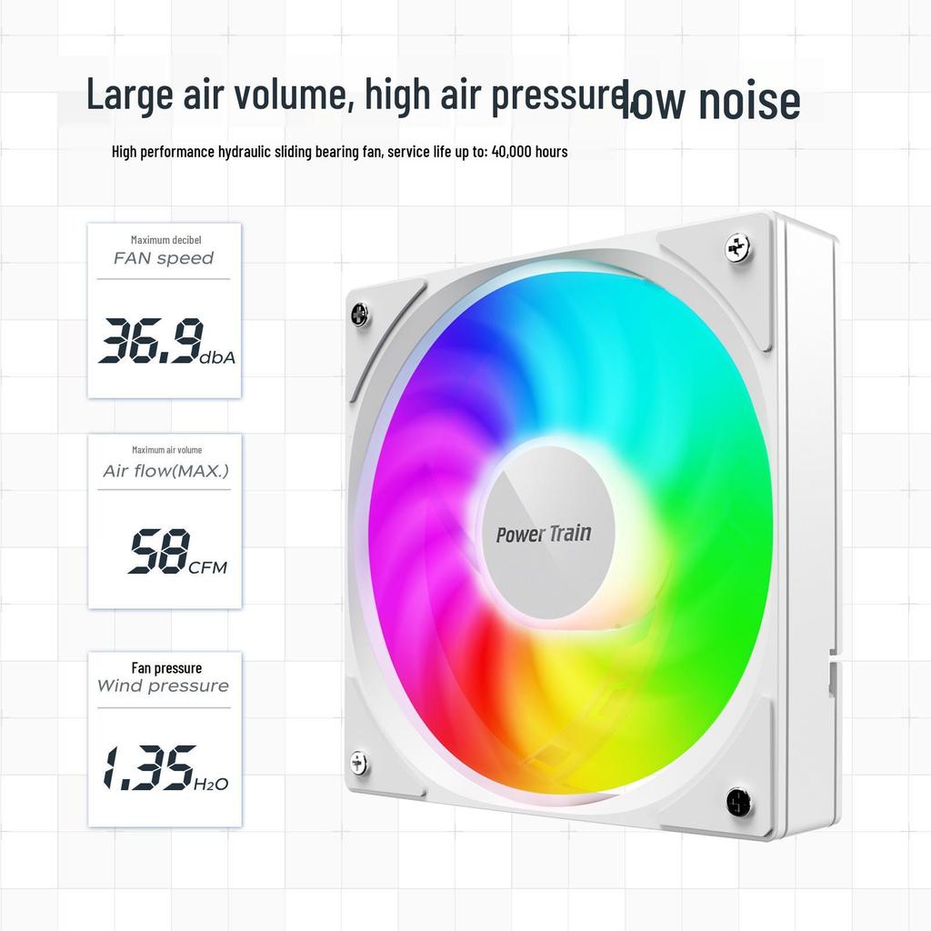 240 Водяной радиатор ARGB с интеллектуальным вентилятором с регулируемой скоростью и многоплатформенной совместимостью