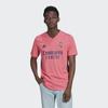 Adidas Футболка Real Madrid Authentic Heat.Rdy 20/21 Розовый Джерси Розовая мужская уличная одежда GI6462