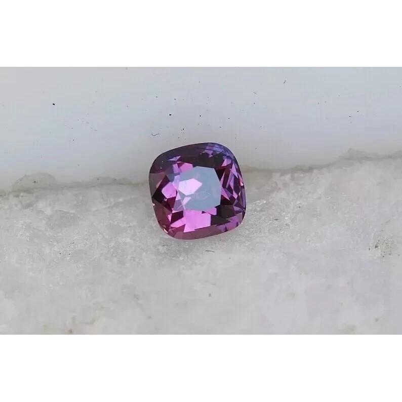 Purple Blue Sapphire Ceylon Natural 4-6 Ct Cushion Cut Fabulous Gemstone