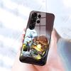 Чехол для телефона G-Grim F-Fandango для Samsung S26 S25 S24 FE S23 S22 S21 Plus S20 Ultra Note20Ultra Черный Стеклянный Чехол