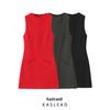 Spring 2025 Women's European & American Style Fashion Slim Sleeveless Dress In Three Colors