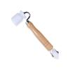 Обойный прижимной ролик с деревянной ручкой и пластиковым внутренним наполнением Инструмент для поклейки обоев своими руками для финишного ролика, Инструмент, (N060-2)