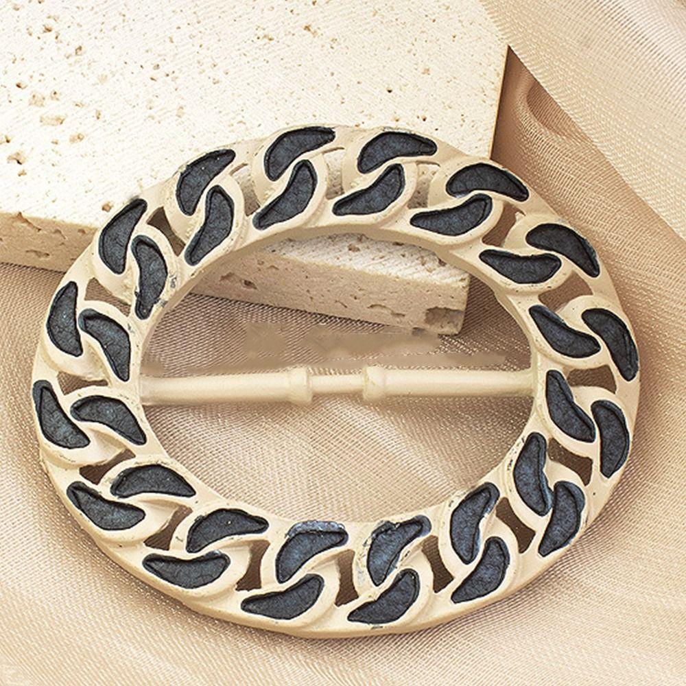 Waist Buckle Scarf Ring Corner Knotted Buttons Coat Adjustment Button Scarf Buckle Belt Button