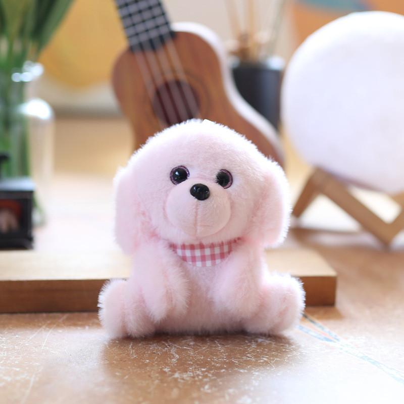 Cute Teddy Dog Plush Toy Keyring For Bag Accessory And Collection
