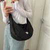 Trendy Large Capacity Dumpling Shape Shoulder Bag For Women Street Style Fashion 2023 Summer New Simple Single Shoulder Bag