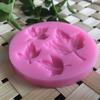 Food-Grade Leaf Shaped 3D Silicone Cake Fondant Mold Soap Candle Moulds