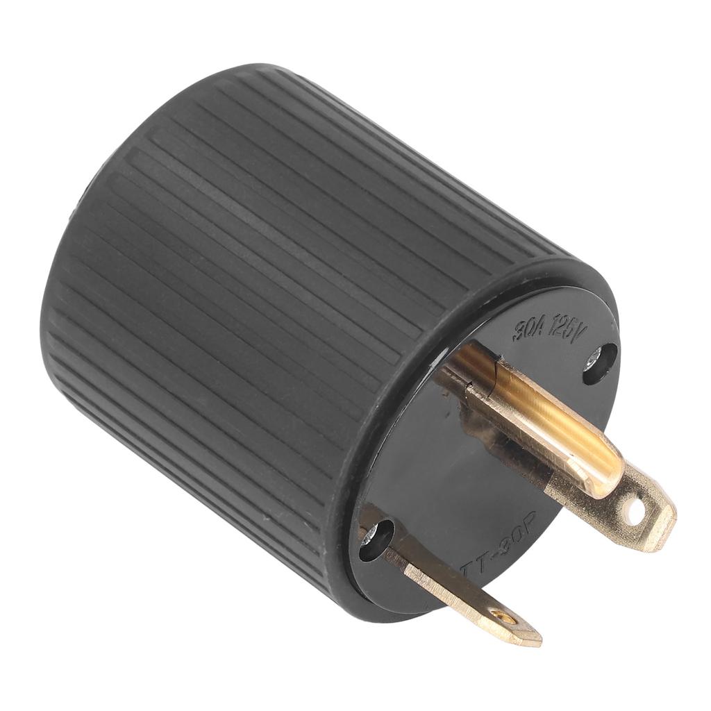 Запирающая заглушка стандарта США TT?30P в L5?30P латунный контактный адаптер 30A 125V для бытовой техники