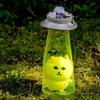 1Pcs Student Transparent Large Capacity Stationery Bag New Japanese Ufo Pencil Case Funny Doll Storage Bag Gift