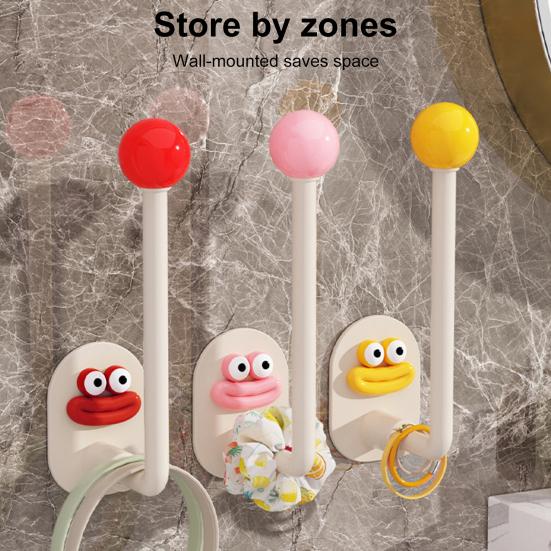 4 шт. самоклеящиеся настенные крючки прочные несущие креативные формы легко устанавливаются настенные вешалки для полотенец без перфорации