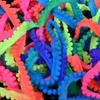 20 Yards, Rainbow Pom Ball Bobble Lace Tassel Fringe Trim DIY Sewing Crafts