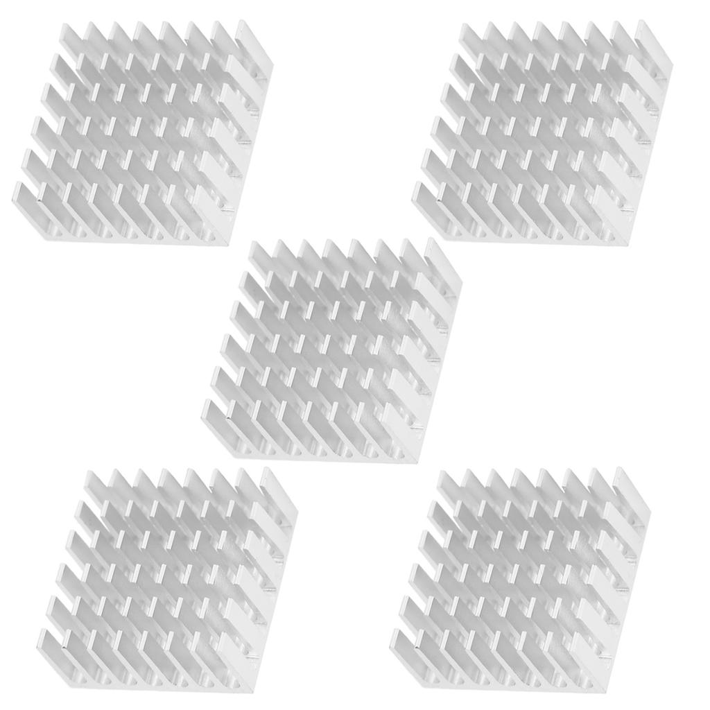 20шт. радиатор серебристый алюминиевый теплоотвод для ЦП с клеем TP25 x 10 x 25