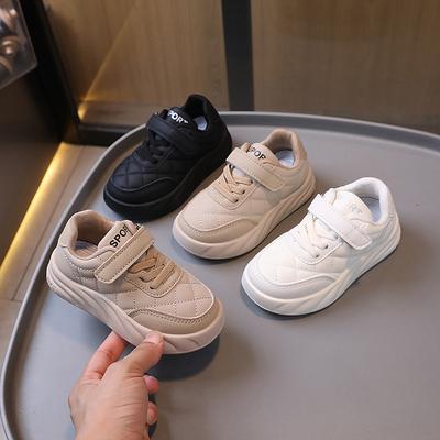 Весенне-осенняя мода для мальчиков и девочек, однотонные кроссовки на мягкой подошве в университетском стиле, повседневные и удобные