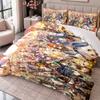Genshin Impact 3Pcs Bedding Set Duvet Cover With Two Pillowcases For Bedroom Home Decoration