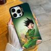 Чехол для телефона Gon Form Hunter-X-H для iPhone 16 17 15 14 12 13 Pro Max Черный Конфетный Матовый Ударопрочный Чехол