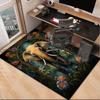 Ethereal Elephant Under The Moon Office Rug Chair Mat, Entryway Carpet, Suitable for Front Door, Bedroom, Living Room, Desk, Holiday Gift