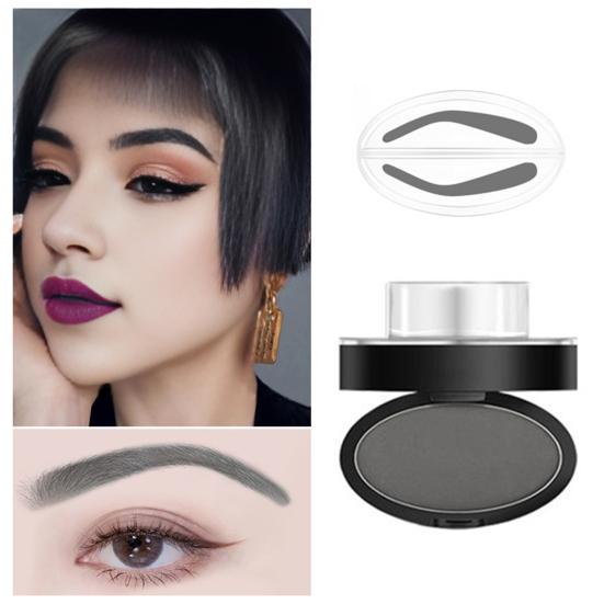 1/2 шт 6 г пудра для бровей водостойкая натуральная стойкая не размазывается ленивая женская форма бровей для девочек