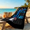 Haaland Fan Beach Towel Quick-Dry Soft Microfiber Comfortable Lightweight Suitable for Swimming, Gym, Camping, Yoga Vacation