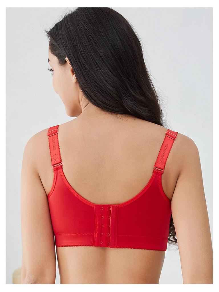 Бюстгальтер большого размера без косточек с регулируемой поддержкой спины для женщин