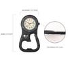 Lancardo Nurse Watch Pocket Watch Analog Luminous Carabiner Black 2 Мужские Женские