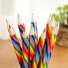 4pcs/pack Rainbow Pencil Crayons Colorful Pencil Set Painting Graffiti Painting School Supplies LXY