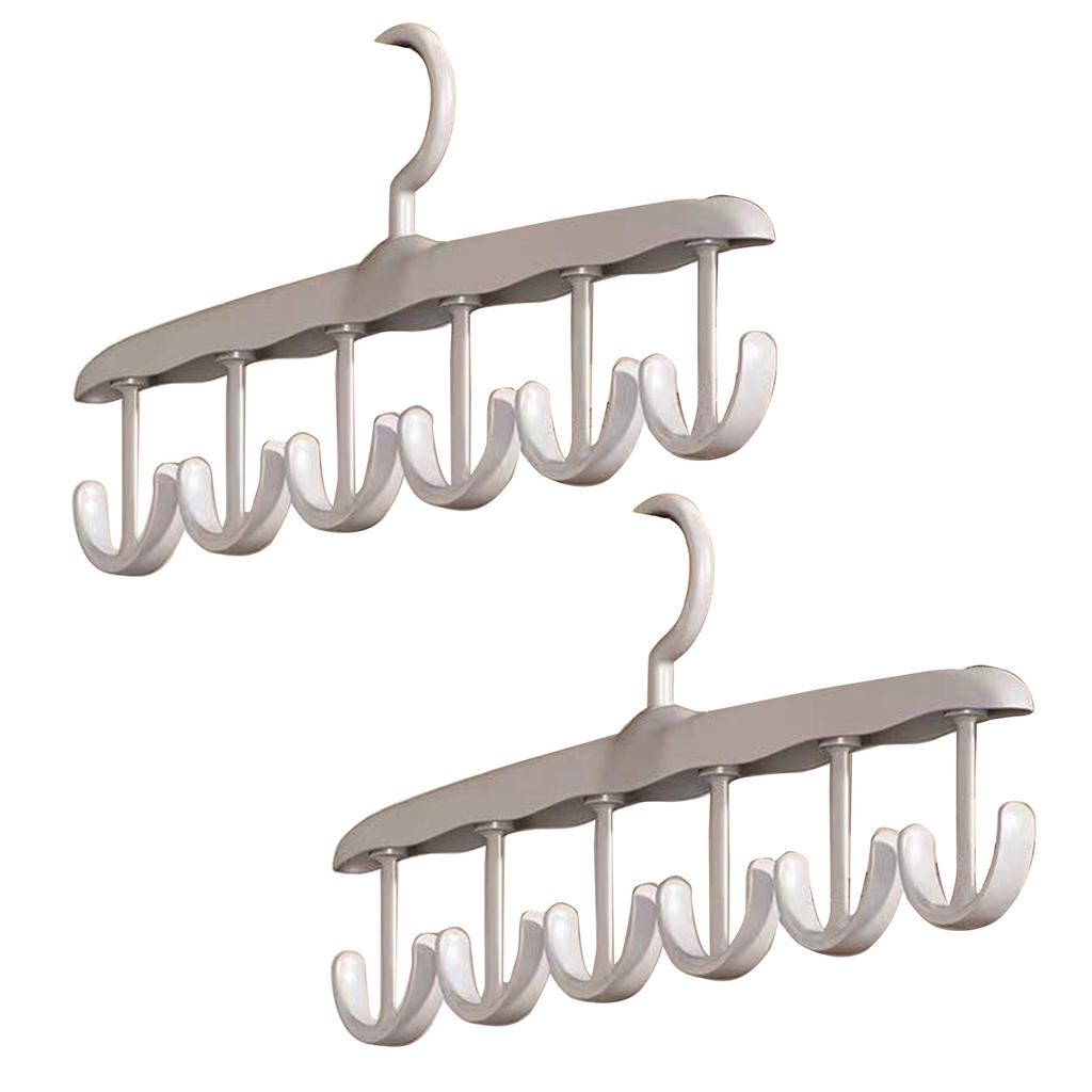 Вращающаяся на 360 градусов вешалка для одежды с волнистым дизайном для экономии места, для хранения и организации дома, в общежитии