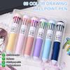 1Set 60 Color Cartoon Ballpoint Pens Soft Grip Press Multicolor Writing Pen For Drawing Writing Office School Supplie Stationery