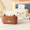 Decorative Cute Tissue Box Non-slip Paper Towel Holder Desktop Tissue Case  Living Room