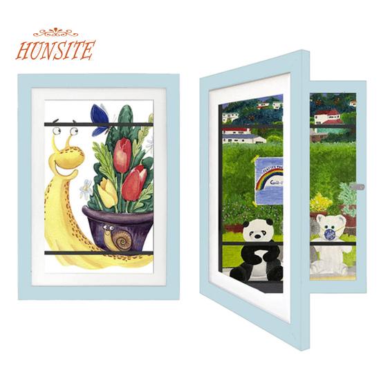 Детская художественная рамка, фоторамка с передним открытием, простая установка настенного декора